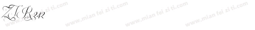 ZTR 242字体转换